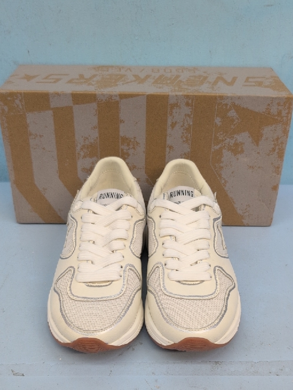 Golden Goose Superstar Platform Men's Running Sneakers Size 35 Optic White - Picture 5 of 12